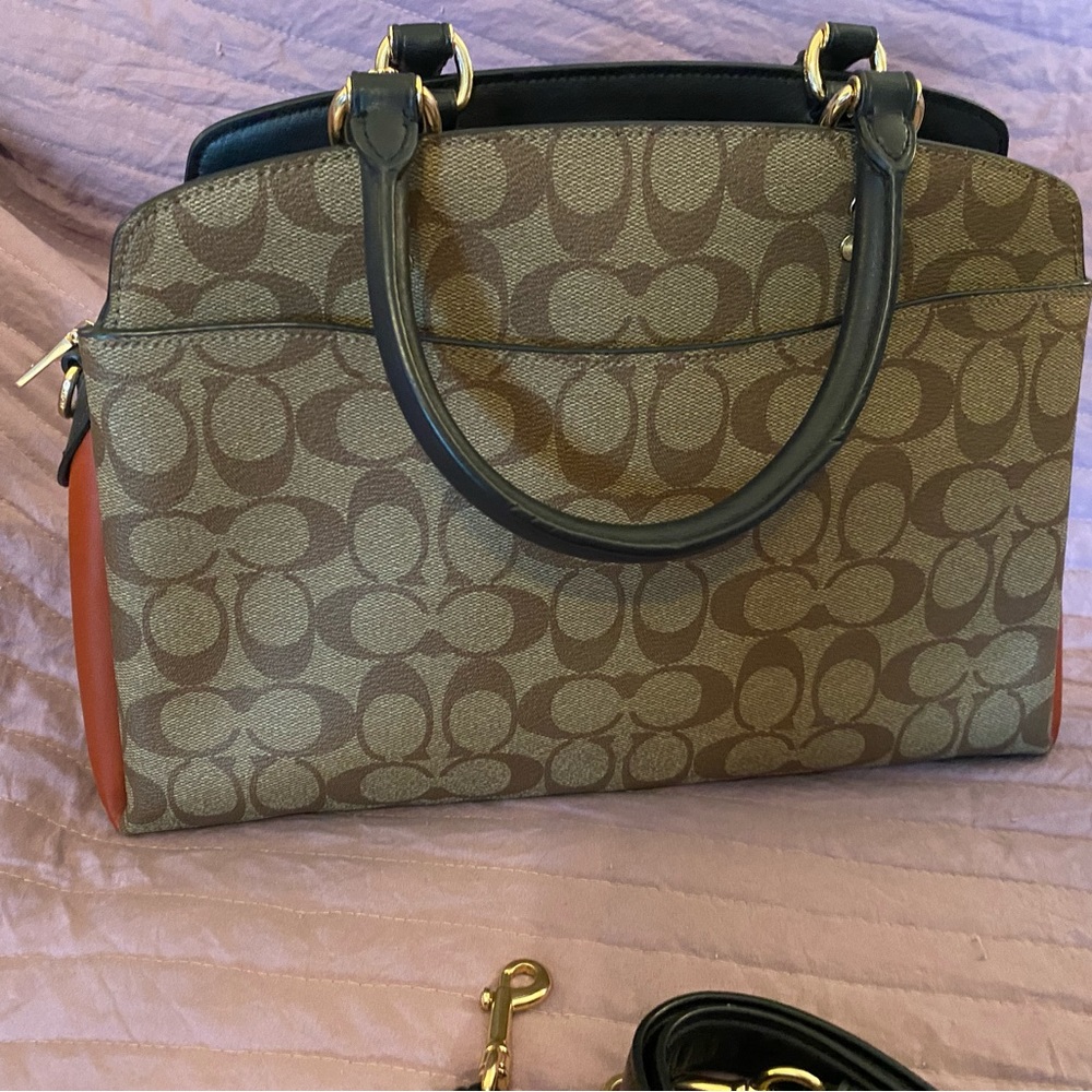 Lillie Carryall Satchel In Color Block - image 4